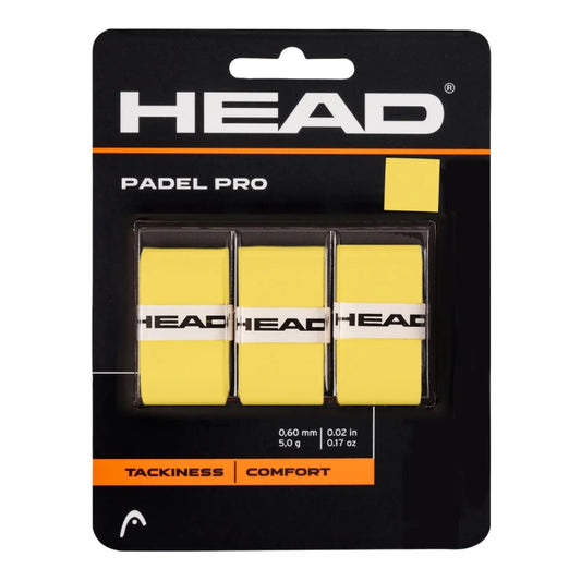 HEAD גריפים לפאדל – Padel Pro 3 pcs Pack (Overgrip)