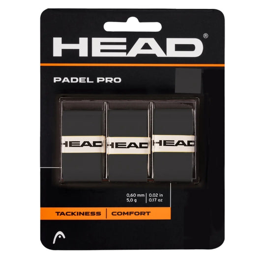 HEAD גריפים לפאדל – Padel Pro 3 pcs Pack (Overgrip)
