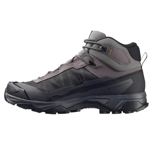 Salomon X Ultra Mid 5 GTX WIDE נעלי טיולים בגובה בינוני לגברים הגרסה הרחבה (2E)