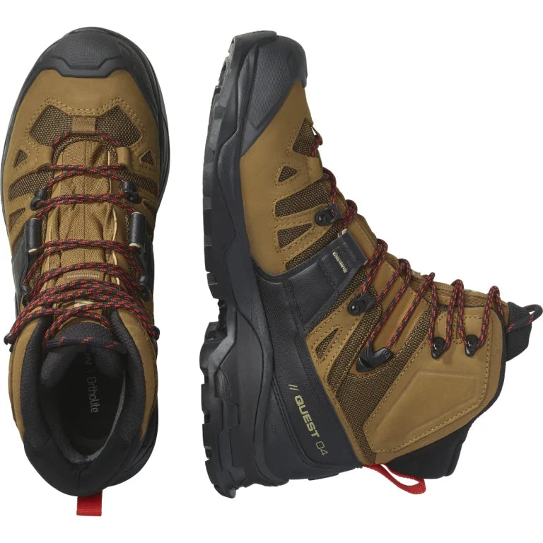 Salomon Men's Quest 4 GTX - נעלי טיולים גבוהות לברים עמידות למים