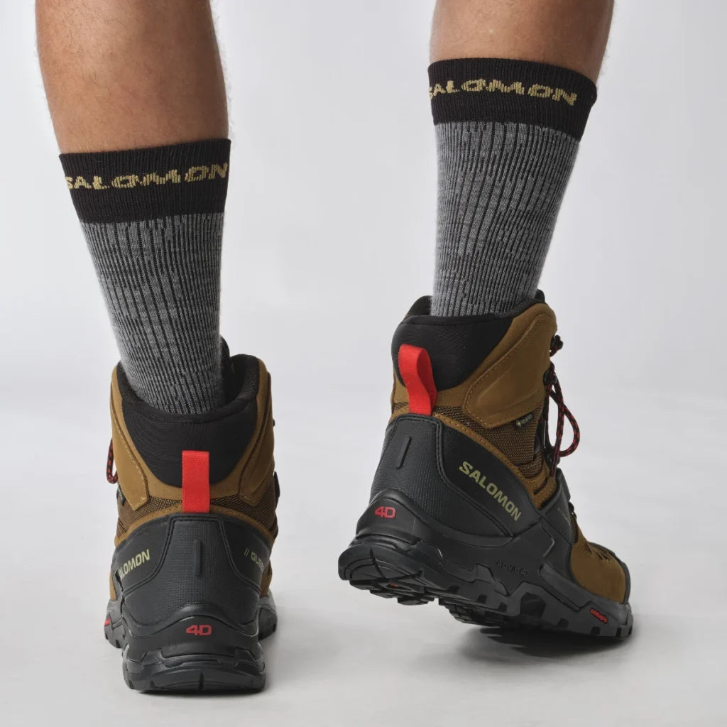 Salomon Men's Quest 4 GTX - נעלי טיולים גבוהות לברים עמידות למים