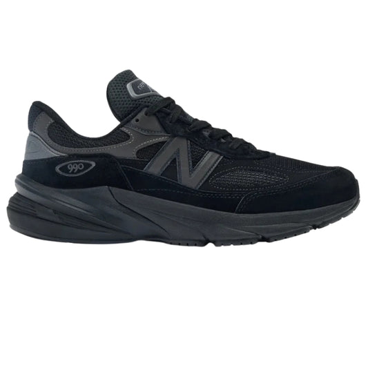 New Balance Made in USA 990v6 נעלי הליכה צבע שחור מלא