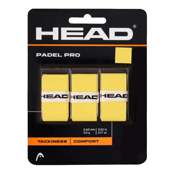 HEAD גריפים לפאדל – Padel Pro 3 pcs Pack (Overgrip)