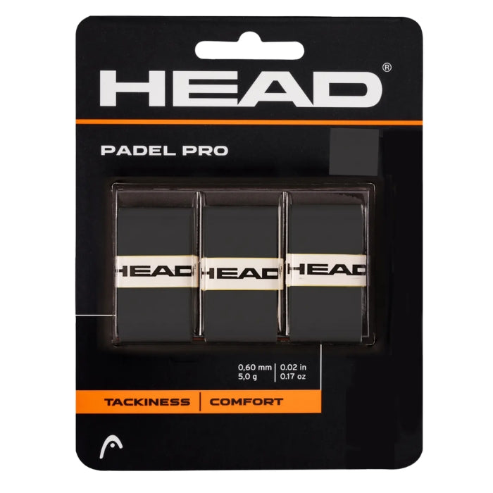 HEAD גריפים לפאדל – Padel Pro 3 pcs Pack (Overgrip)