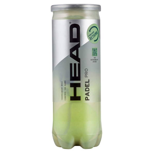 קופסת 3 כדורי פאדל – 3B HEAD PADEL PRO