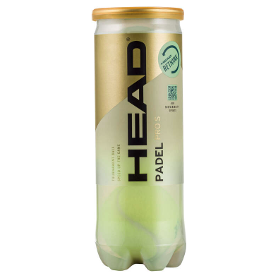 קופסת 3 כדורי פאדל – 3B HEAD PADEL PRO S