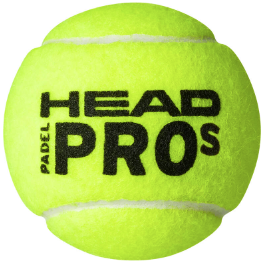 קופסת 3 כדורי פאדל – 3B HEAD PADEL PRO S