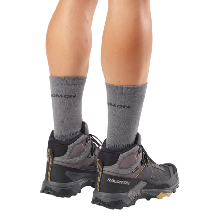 Salomon X Ultra Mid 5 GTX WIDE  נעלי טיולים בגובה בינוני לגברים הגרסה הרחבה (2E)