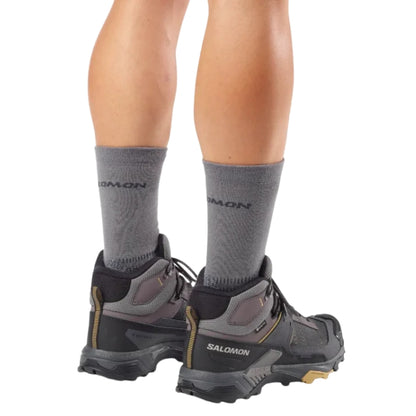 Salomon X Ultra Mid 5 GTX WIDE  נעלי טיולים בגובה בינוני לגברים הגרסה הרחבה (2E)