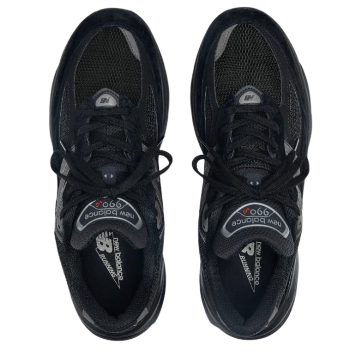 New Balance Made in USA 990v6 נעלי הליכה צבע שחור מלא