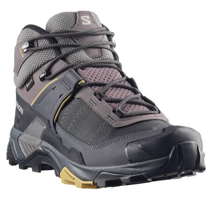 Salomon X Ultra Mid 5 GTX WIDE  נעלי טיולים בגובה בינוני לגברים הגרסה הרחבה (2E)