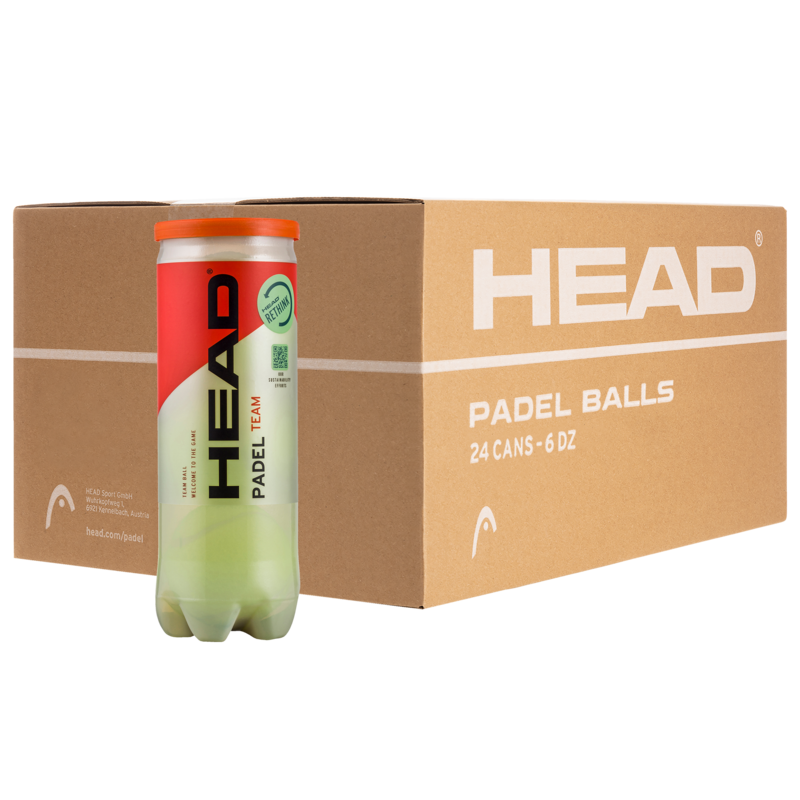 HEAD 3B HEAD PADEL קרטון 72 כדורי פאדל