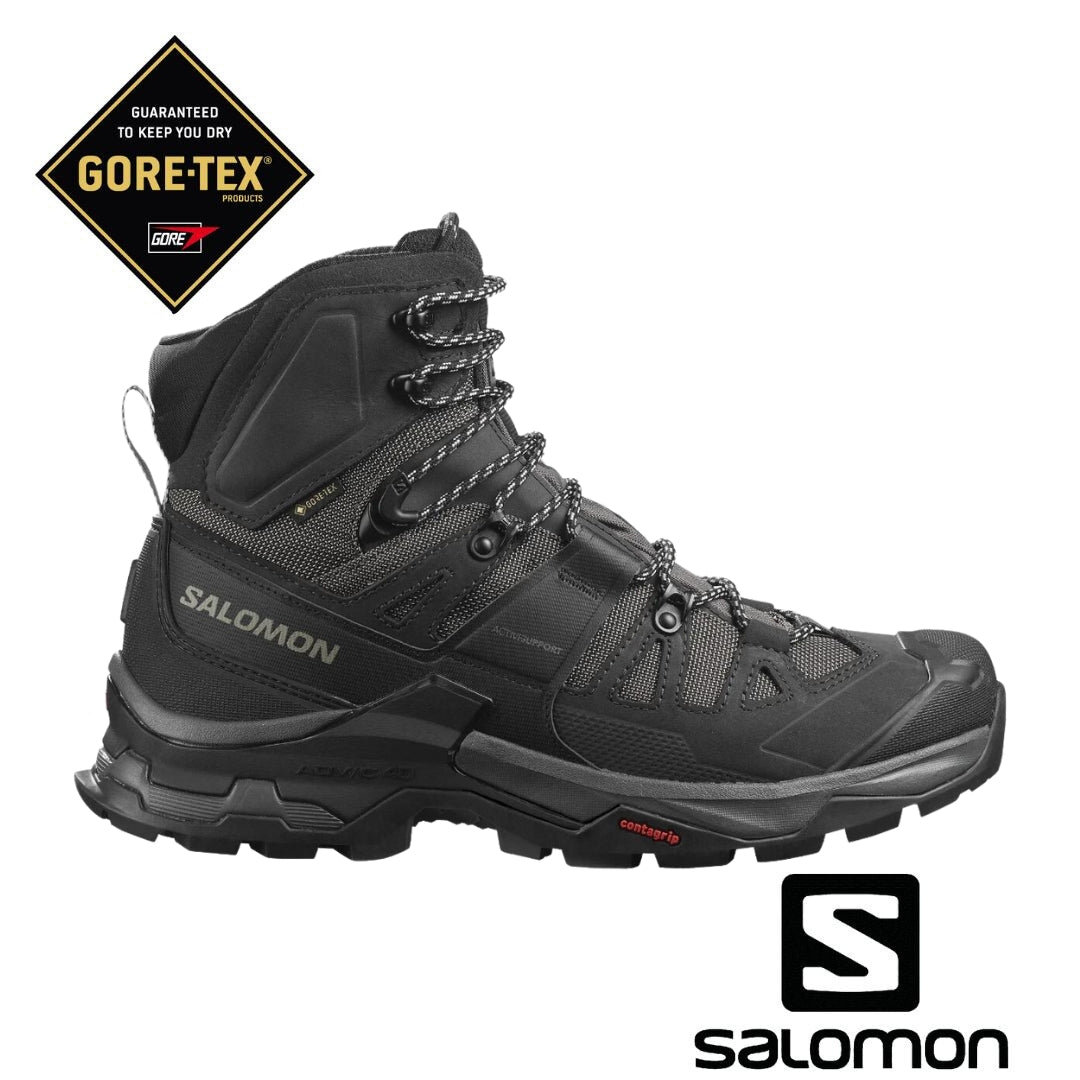 Salomon Men's Quest 4 GTX -  נעלי טיולים גבוהות לברים עמידות למים
