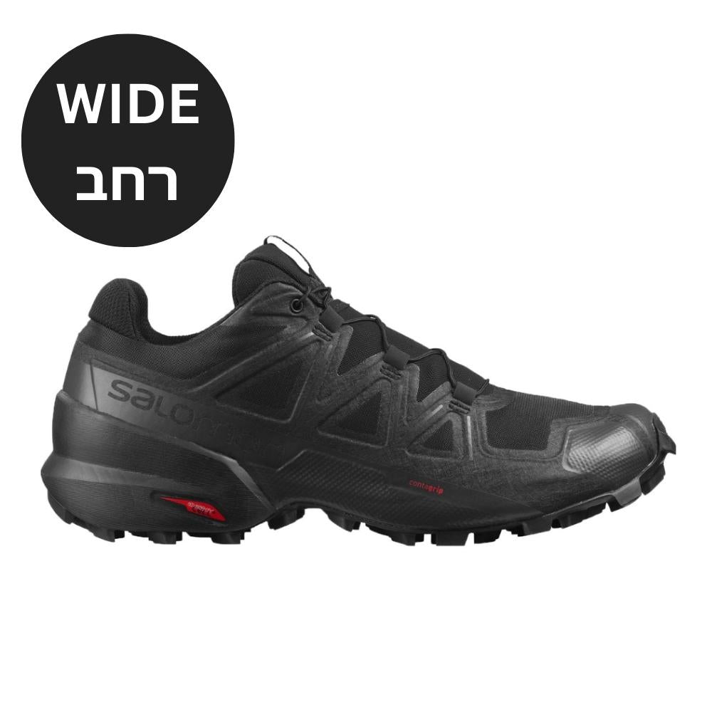 Salomon Speedcross 5 Wide (גרסה רחבה) נעלי ריצת שטח לגברים סלומון ספידקרוס 5