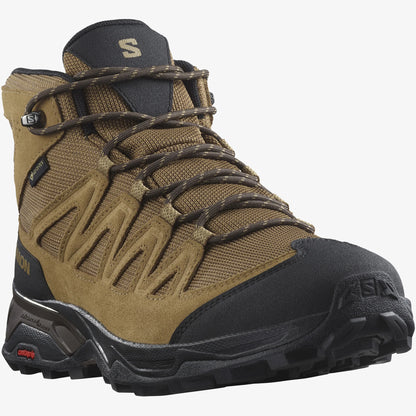 Salomon Men's X Ward Leather GTX נעלי טיולים סלומון אטומות למים