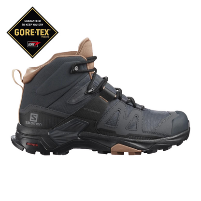 Salomon Women's X Ultra 4 GTX - סלומון  אולטרה 4 נעלי טיולים בגובה בינוני לנשים עמידות למים