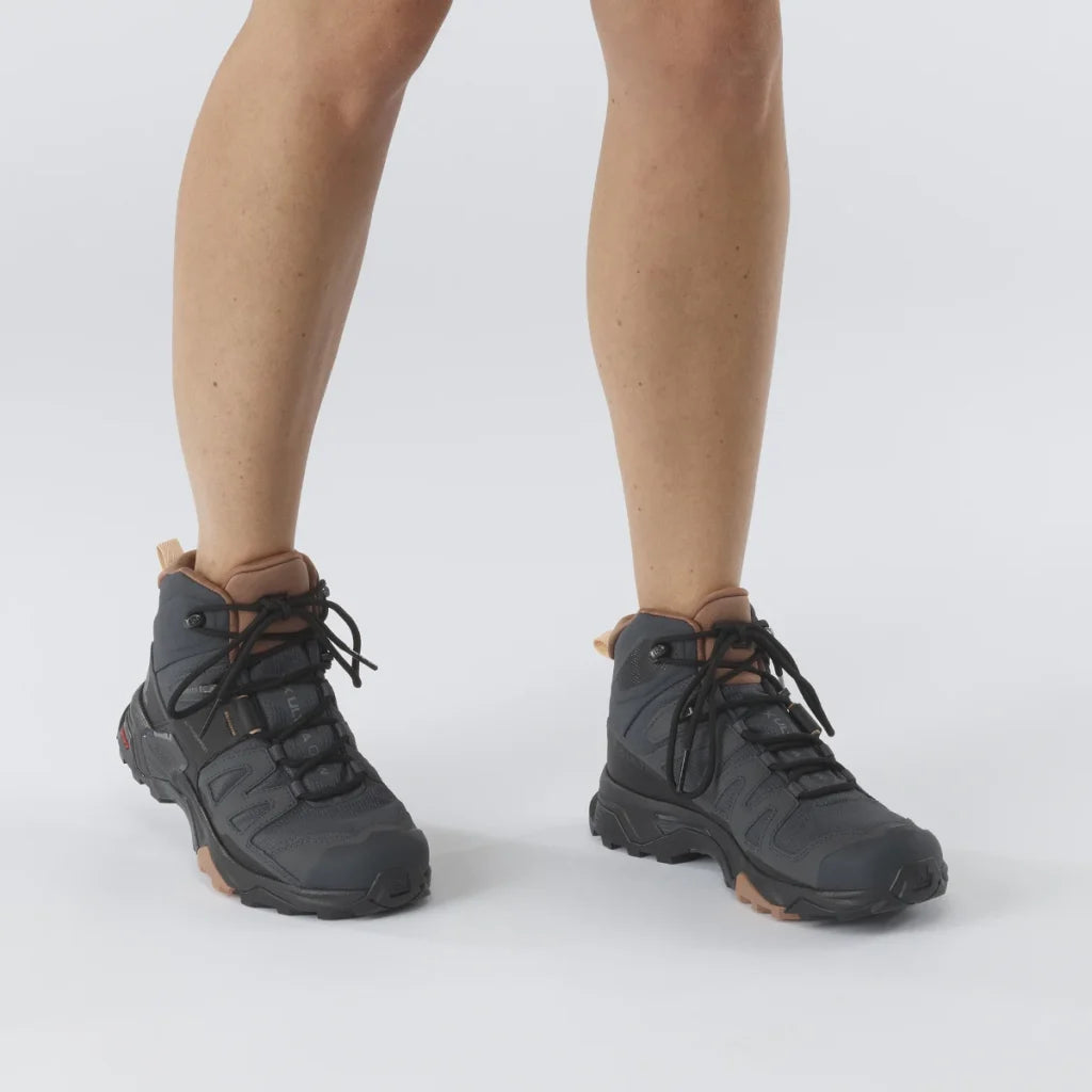 Salomon Women's X Ultra 4 GTX - סלומון  אולטרה 4 נעלי טיולים בגובה בינוני לנשים עמידות למים